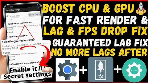Boost Cpu And Gpu For Gaming In Android With Activity Launcher And Android System Webview + Settings