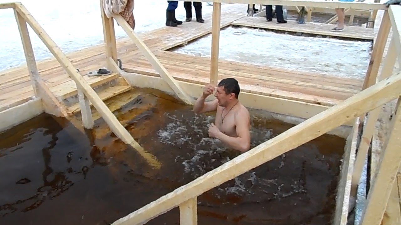 Крещение. Окунание в купели. Чебоксары. 19 января 2026