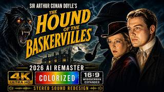 The Hound of the Baskervilles (1939) - Widescreen 16x9 Expanded, Colourised, Upscaled - with AI