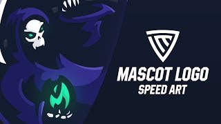 'Spectral' Grim Reaper - Esports Mascot Logo - SPEED ART 'Spectral' Grim Reaper - Esports Mascot Logo - SPEED ART