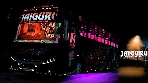 JAIGURU GANGSTER⚡ & ZEDASTRA MOD | BUS SIMULATOR INDONESIA | GAMEPLAY | ZN GAMING