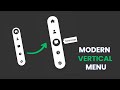 Vertical Menu Design Using HTML CSS JavaScript | Coding Spirit