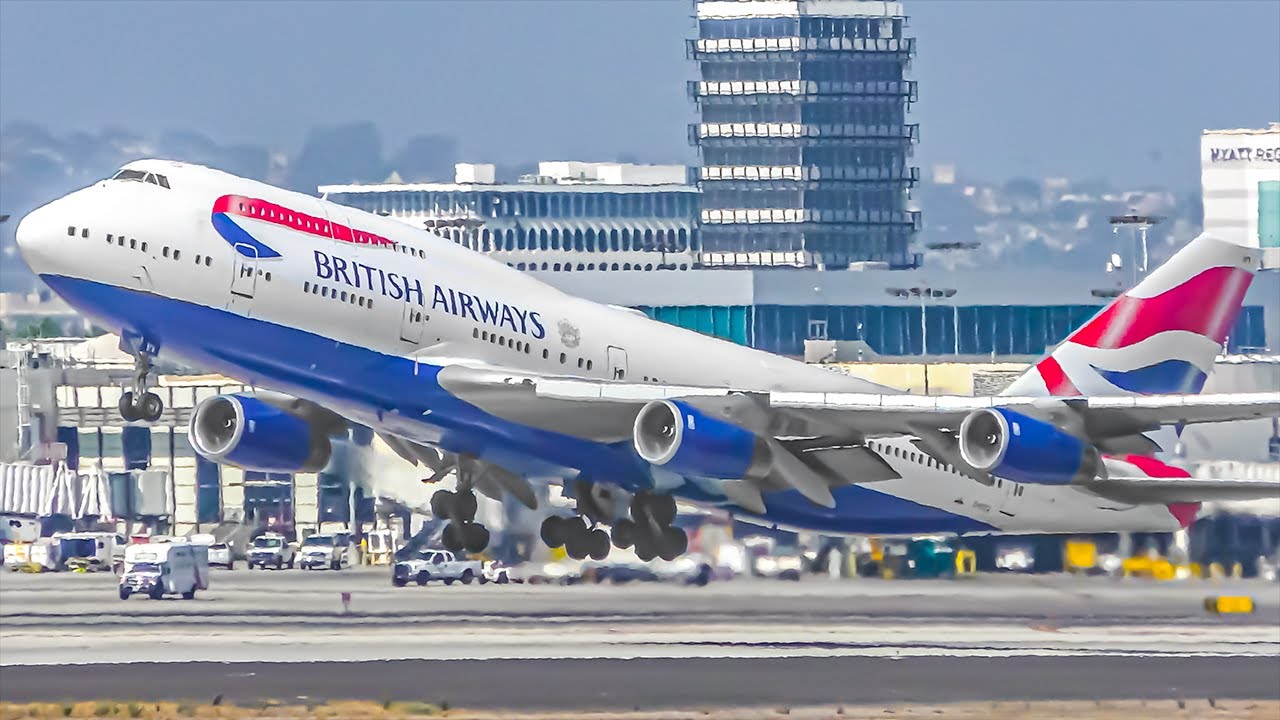 20 MINS of Plane Spotting at Los Angeles Airport (LAX/KLAX)