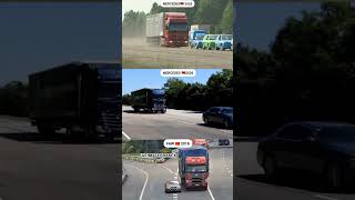 "Mercedes Truck vs FAW — AEB Test Goes INSANE! 🚛🔥#shorts