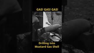 Drilling into WWI Mustard Gas - No OSHA Here! #shorts