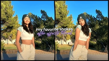My favorite shakes (no plugins needed) | After Effects Tutorial