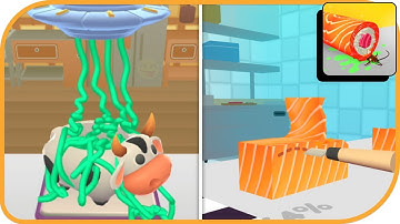 Sushi Roll 3D - All Levels Gameplay Android,ios #2 | SayGames | Simulation | Fun mobile game| HayDay