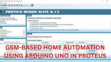 GSM Based Home Automation system using Arduino UNO in Proteus simulator
