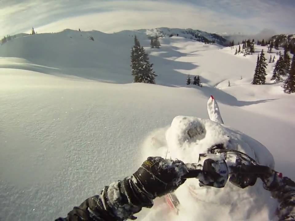 Helmet cam snowmobile vid YouTube