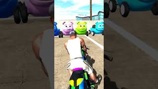 new pgs character plugin update in pig car funny gameplay video 📸😂🤣Indian bike driving 3d #shorts