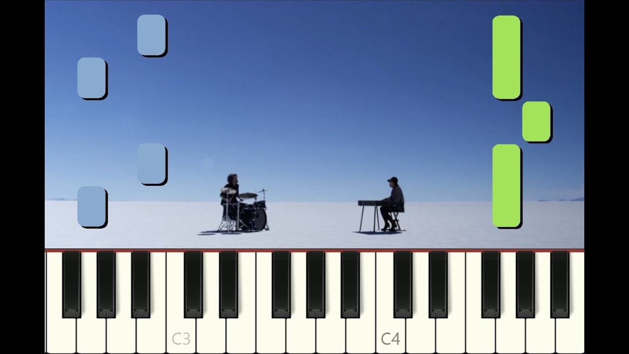 piano tutorial "SIRENS CALL" by Cats on Trees, 2013, with free sheet