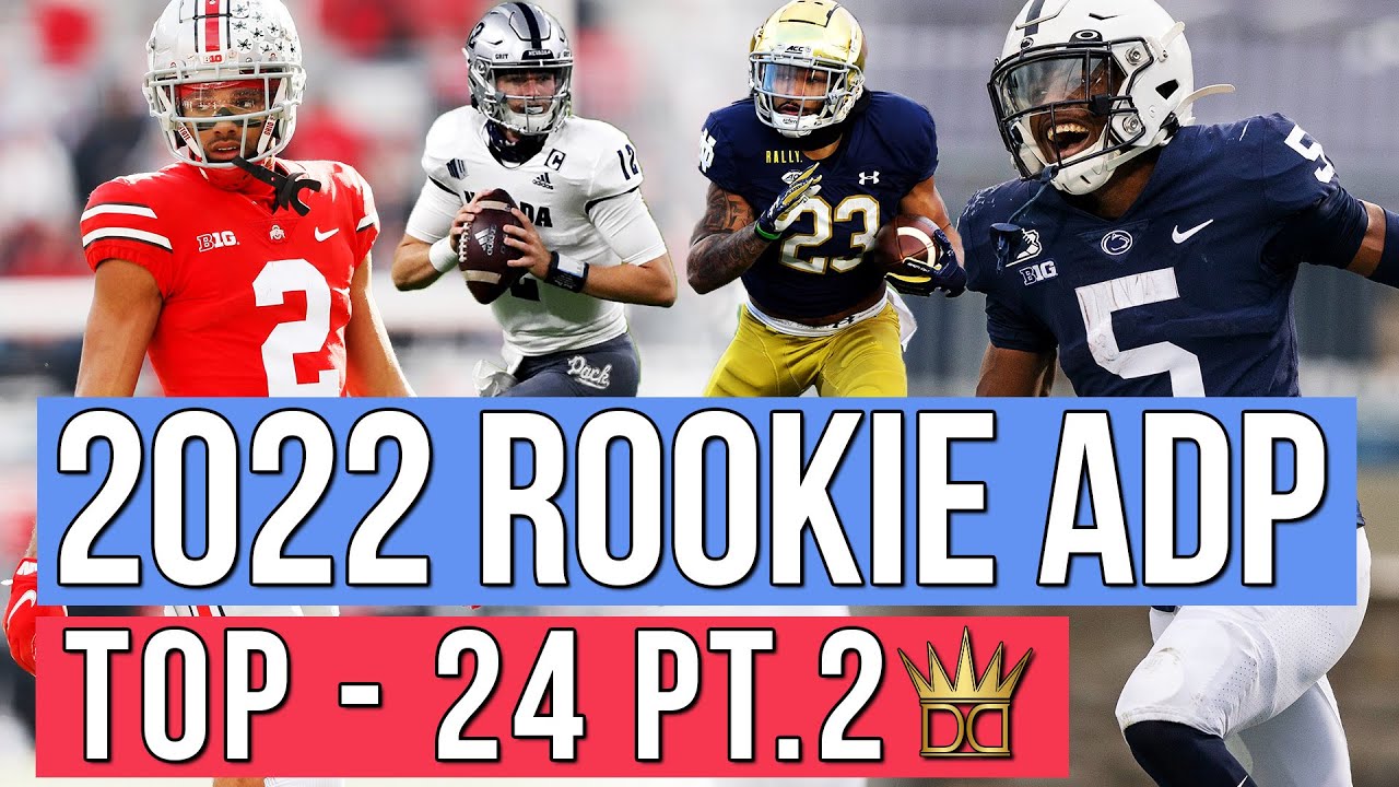 2022 Rookie Top24 ADP Pt.2 Dynasty Fantasy Football YouTube
