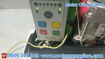 ✅Cách Lắp Đặt Cài Đặt Mô Tơ Cổng Lùa LIFE Italia - Cung Cấp Motor Cổng Lùa Tự Động