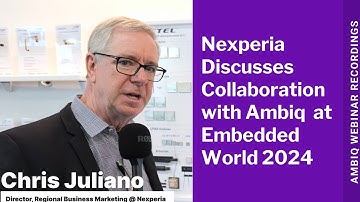 Nexperia Discusses Energy Harvesting with Ambiq at Embedded World 2024