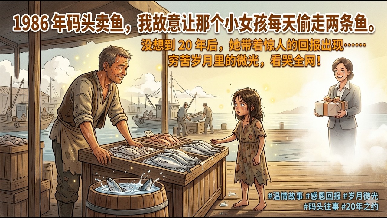 年代卖鱼：女孩偷鱼，20年后回报惊人