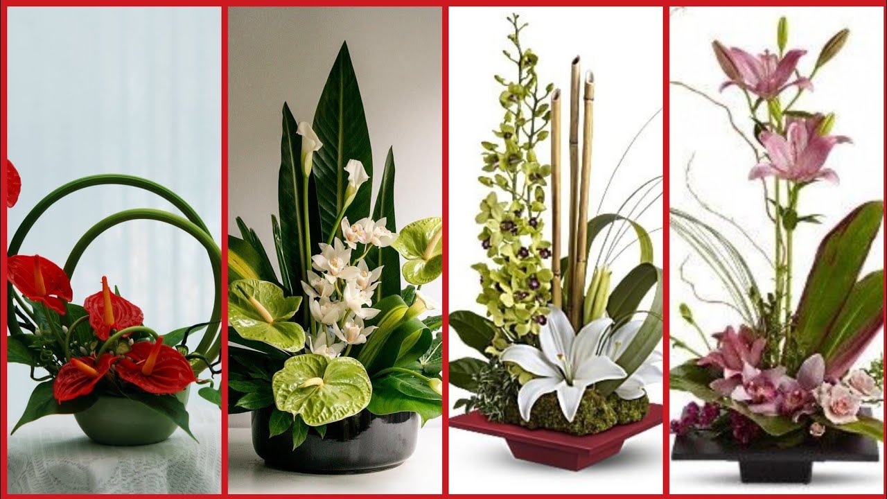 Adorable and stunning ikebana flower arrangement ideas for home decor