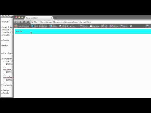 JS 4U 128: Using on() with multiple events