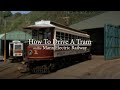 How to drive a tram on the Manx Electric Railway