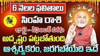 6 నెలల ఫలితాలు సింహ రాశి 2024 | Simha Rasi Phalithalu 2024 To 2025 | Leo Horoscope 2024 | Sreerastu