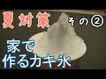 自宅でカキ氷 夏対策② DOUSHISHA