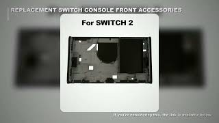 Replacement For NS Switch 2 For NS2 Game Console Front Frame Middle Metal Cover Assembled Gaming Acc