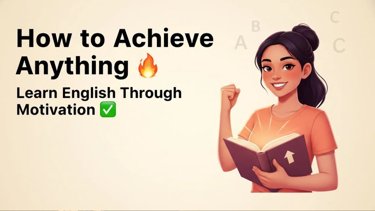 How to Achieve Anything 🔥 | Learn English Through Motivation | Improve English