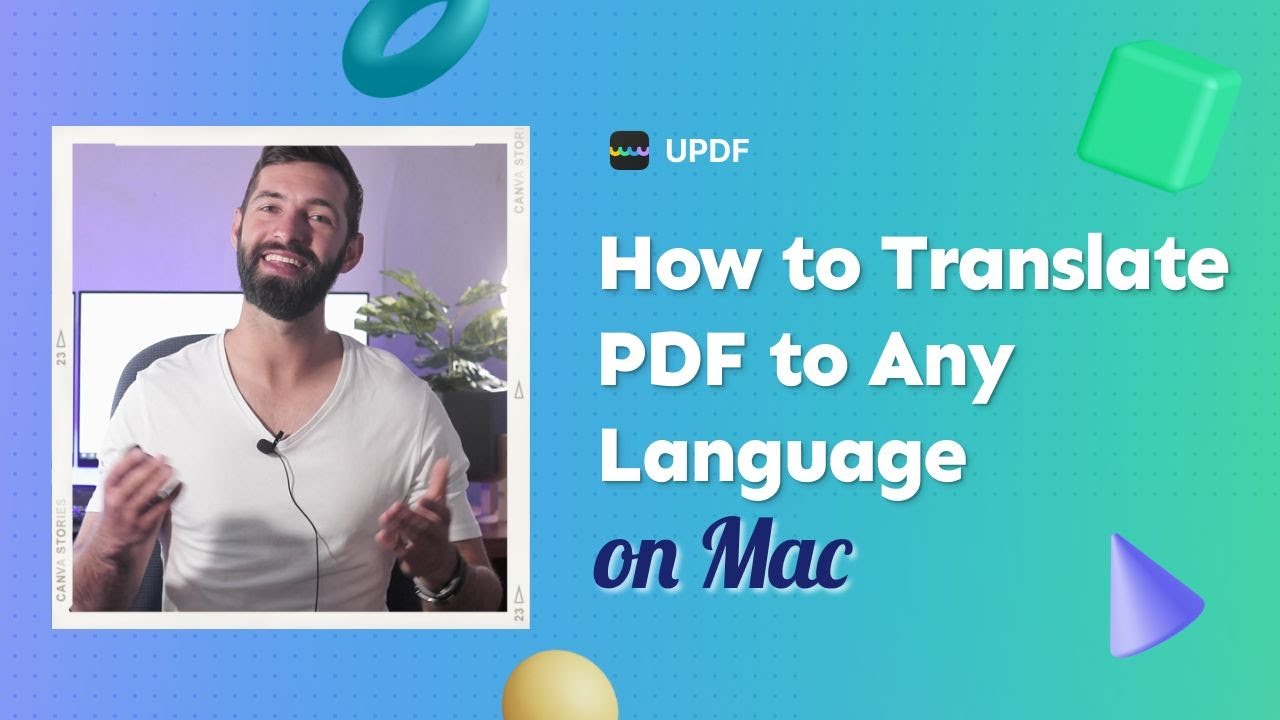 How to Translate PDF To Any Language on Mac - YouTube