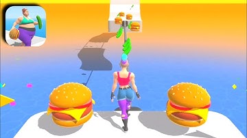 FAT 2 FIT 👩‍🦰🍔🥒 All Levels Gameplay Walkthrough Android,iOS New Level 40