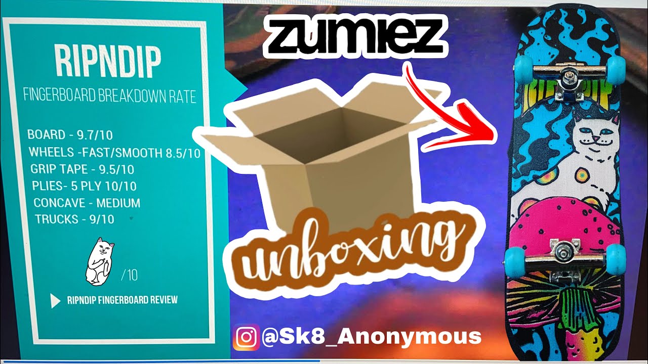 Unboxing & Assemble Professional Fingerboard 🛹RIPNDIP FINGERBOARD REVIEW shorts fingerboard