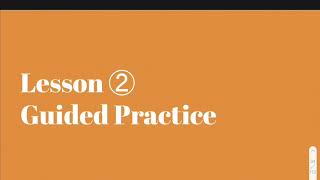 Unit 2 Lesson 2 Guided Practice