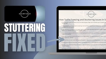 How To Fix Freezing and Stuttering issues in Starfield - Solved!