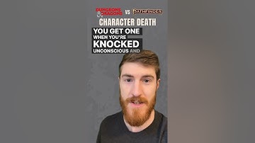 D&D5e v Pathfinder2e Dying  #dnd5e #pf2e #shorts #dungeonsanddragons #pathfinder #opendnd #ttrpg