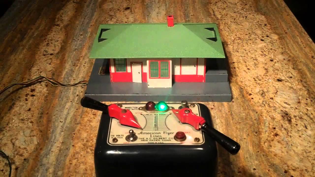 american flyer talking station youtube gilbert american flyer talking station