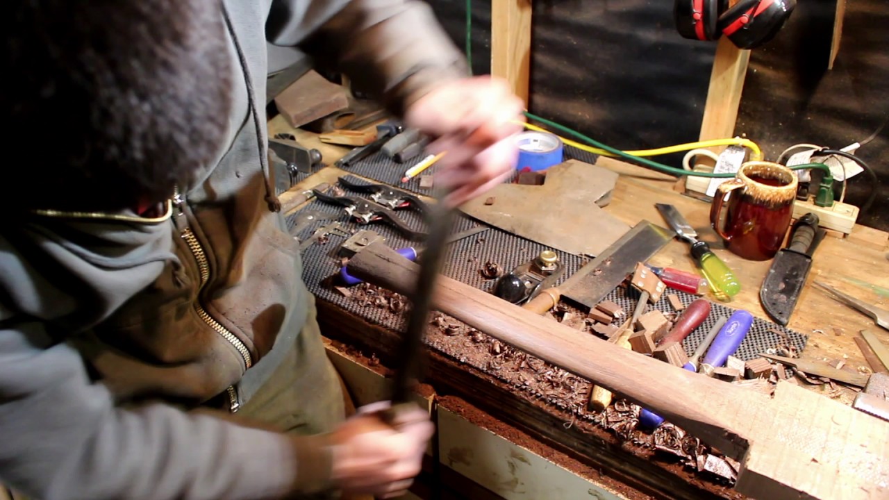 Making A Hewing Axe Handle Part 3 YouTube