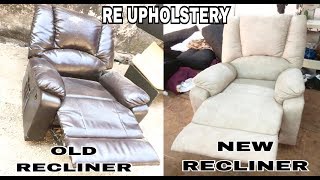 #recliner #sofa #godrej How to make recliner sofa godrej product (re upholstery)