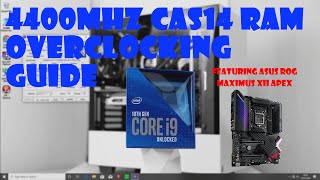 Intel 10900K CPU&RAM overclocking guide on Asus Maximus XII ApexB