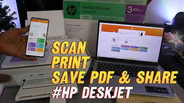 How to Scan with HP Deskjet Printer, Print, Save, and Share To Email: A Step-by-Step Guide!!