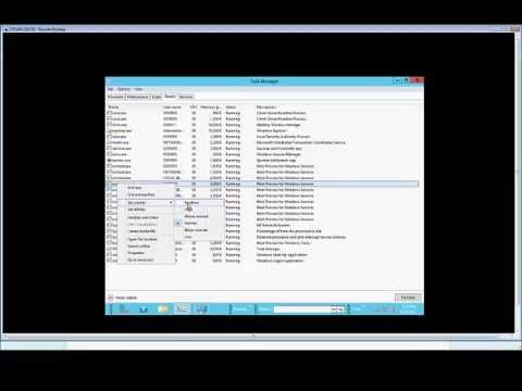 How to set a higher app priority using Task Manager in Microsoft Windows Server 2012
