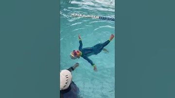 Baby swimming survival skills