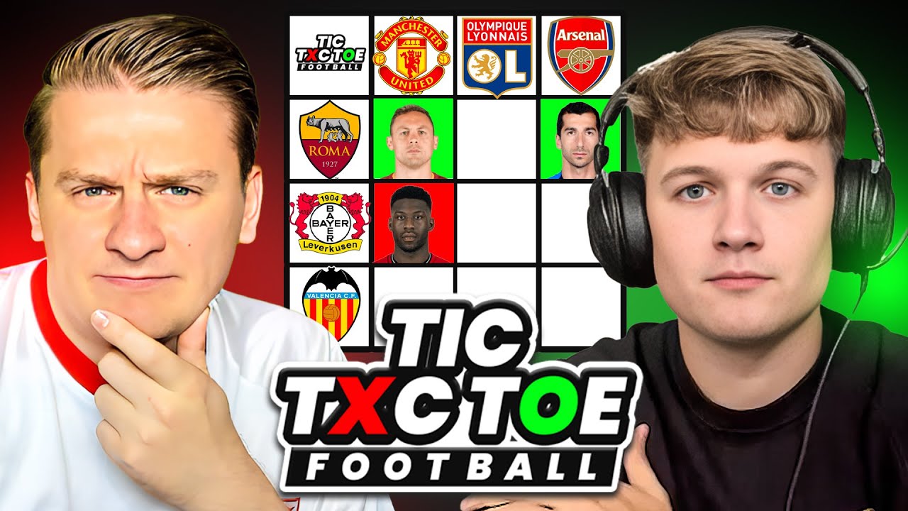 Football Tic Tac Toe with the England B Team Podcast, featuring Europe