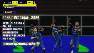⚡ Config Efootball Mobile 2025 Fix Lag Push Divisi HD