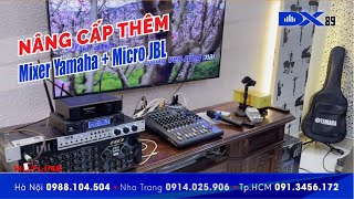 Mixer Yamaha MG12XU & Micro không dây JBL VM300 về với gia đình chú Nhàn - Hóc Môn - LH: 0913456172