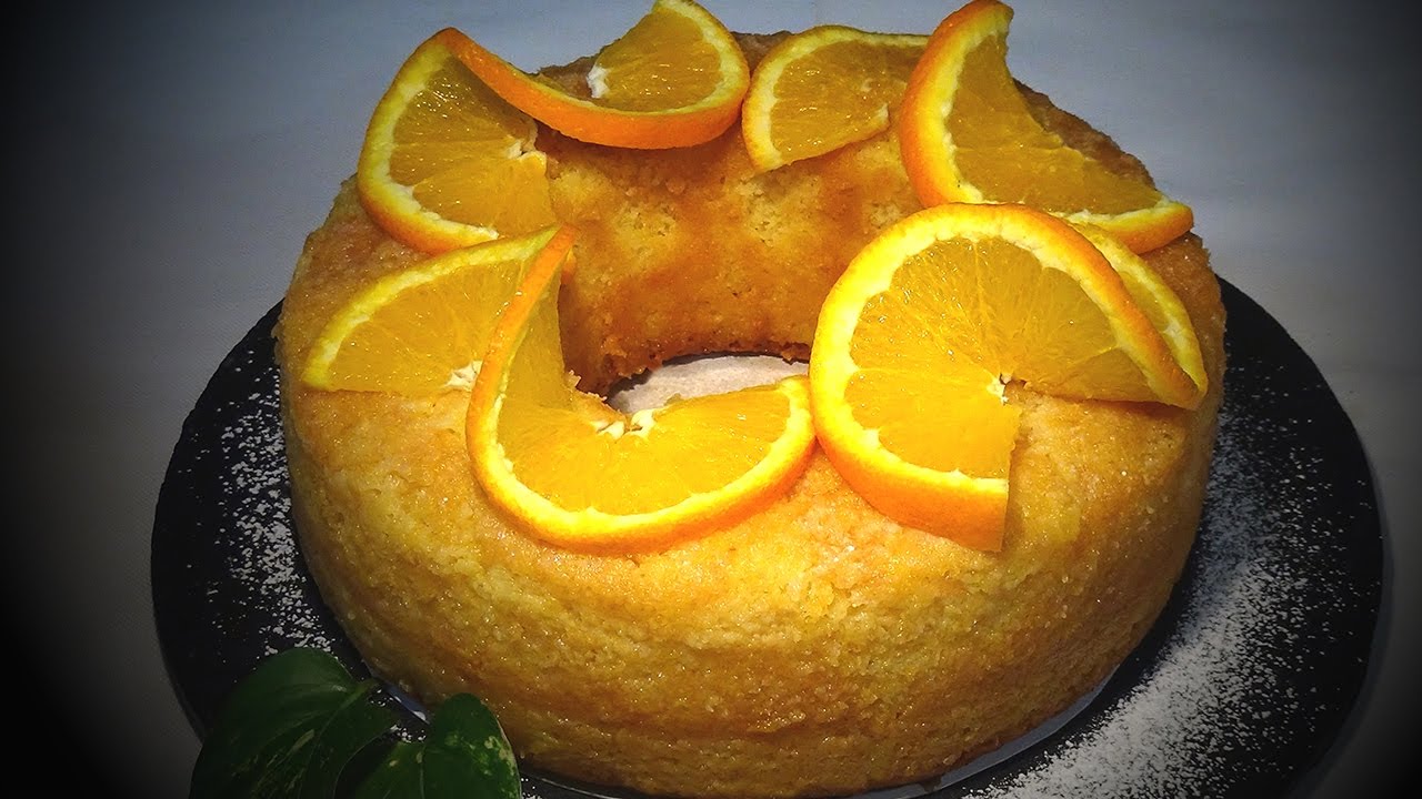 Receta Bizcocho húmedo de naranja - Recetas de cocina, paso a paso, tutorial. Loli Domínguez.