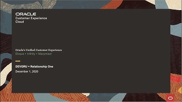 Webinar - Oracle CX Marketing - Eloqua + Infinity + Maxymiser