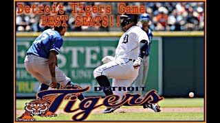 Detroit Tigers Really Close Seats! By The Dugout