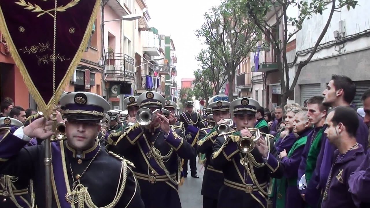 Jueves Santo 2011. Banda de CC.TT. Hdad Nazareno y Esperanza Mataró. Catalunya 