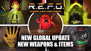 R.E.P.O. New Global Beta Update - New Weapons & Items (Showcase)