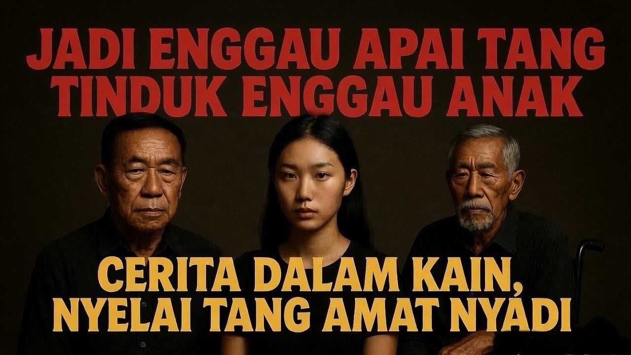 Cerita Dalam Kain : Jadi Enggau Apai Tang Tinduk Enggau Anak 