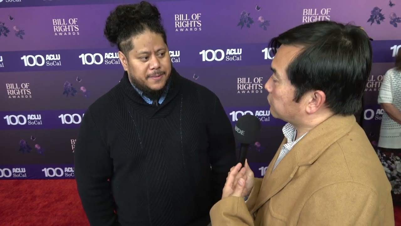 Eli Williams Carpet Interview at ACLU of Southern California's Bill of Rights Awards 2024