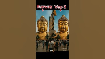 Battle of AI Video: Veo 3 Destroys Runway? #veo3 #veo3google #runway #aivideo #shorts #buddha